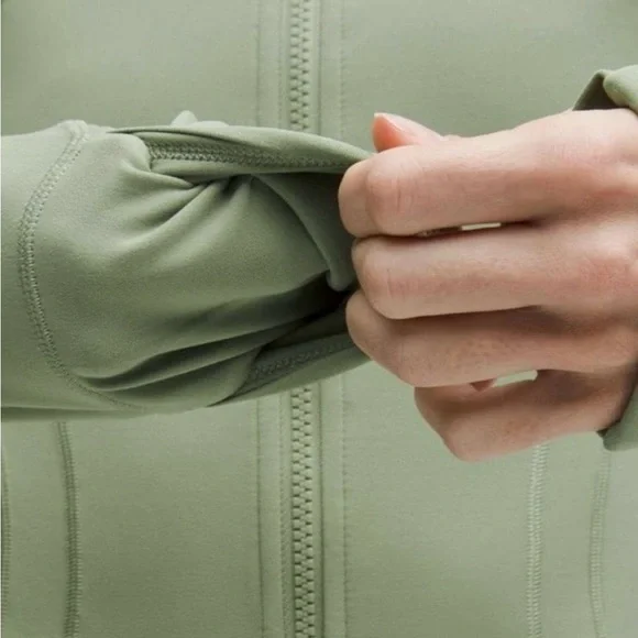 Lululemon Define Jacket Nulu in Desert Green Size 12 - Picture 6 of 13